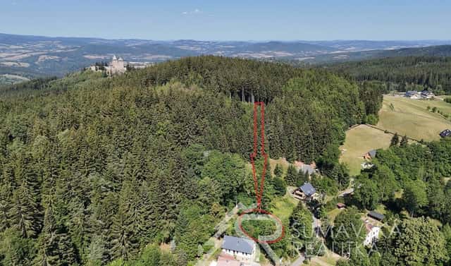 Prodej stavebního pozemku 397 m², Kašperské Hory – Žlíbek, okres Klatovy