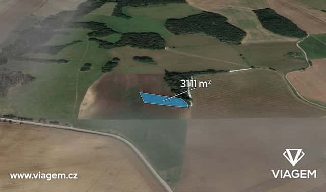 Prodej pole 622 m², Miřetice, okres Chrudim