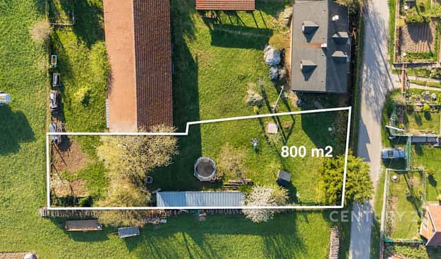 Prodej stavebního pozemku 800 m², Jičíněves, okres Jičín