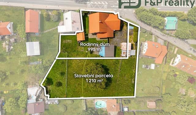 Prodej stavebního pozemku 1 210 m², Čáslavská, Seč, okres Chrudim