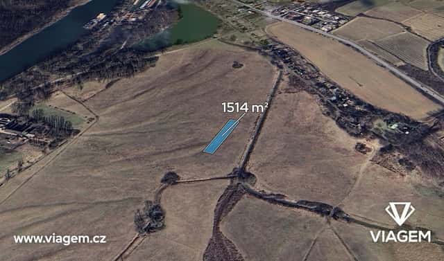 Prodej pole 378 m², Kly, okres Mělník
