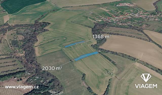 Prodej pole 1 191 m², Zdounky, okres Kroměříž