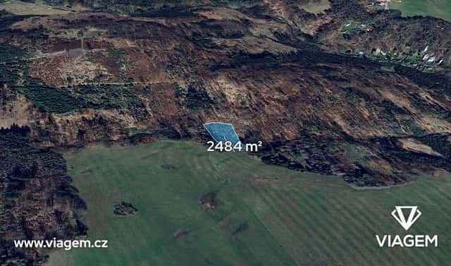 Prodej lesa 2 484 m², Stříbrná Skalice, okres Praha-východ