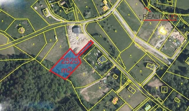 Prodej stavebního pozemku 2 525 m², Liberk, okres Rychnov nad Kněžnou