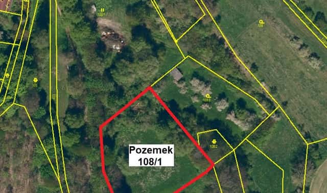 Prodej stavebního pozemku 2 598 m², Jedlá, okres Havlíčkův Brod