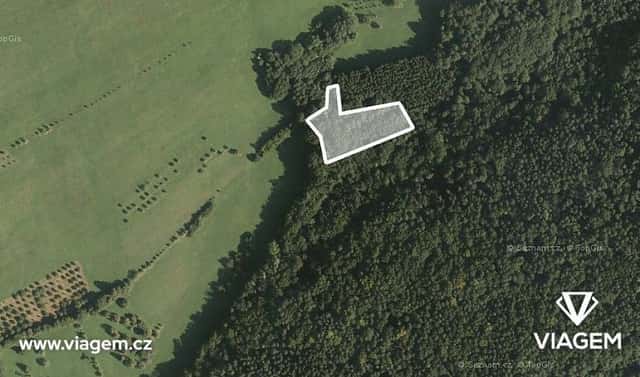 Prodej lesa 1 729 m², Luhačovice, okres Zlín