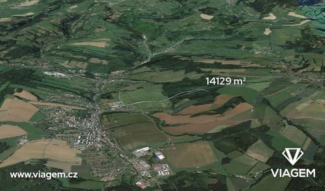 Prodej pole 1 121 m², Jilemnice, okres Semily