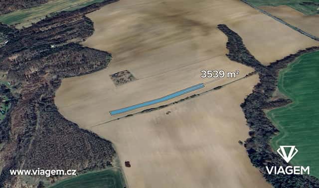 Prodej pole 3 539 m², Ondřejov, okres Praha-východ