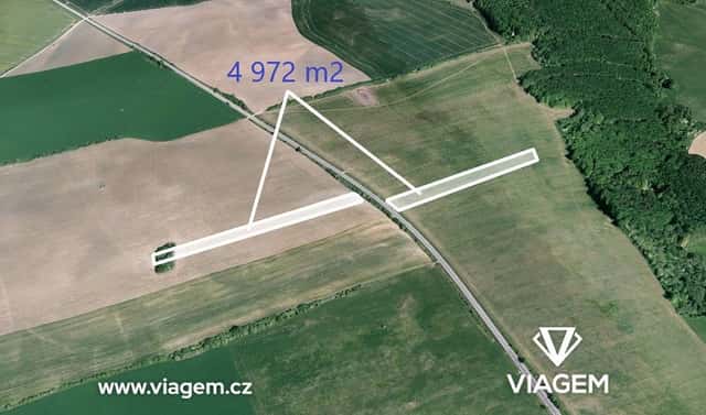 Prodej pole 4 972 m², Horní Němčí, okres Uherské Hradiště