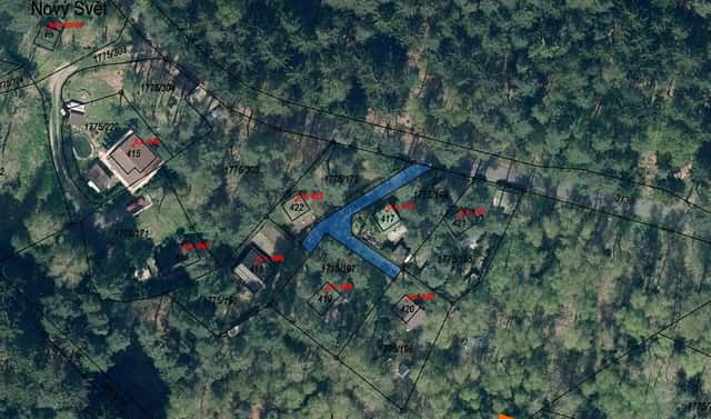 Prodej pozemku 64 m², Růžová, okres Děčín