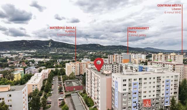 Prodej bytu 3+1 73 m², Halasova, Liberec – Liberec VI-Rochlice