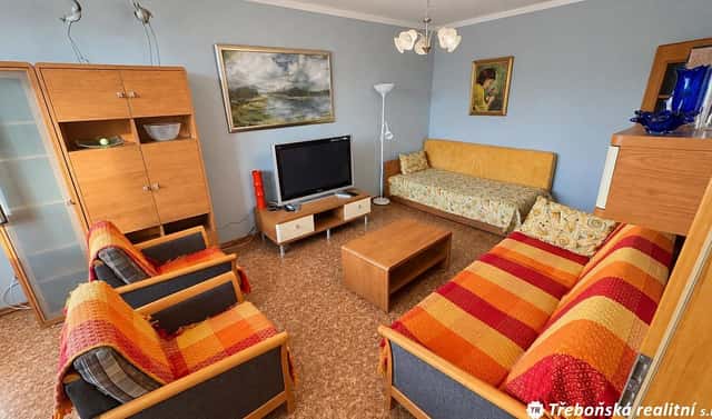 Pronájem bytu 2+1 57 m², Svobody, Třeboň – Třeboň II, okres Jindřichův Hradec