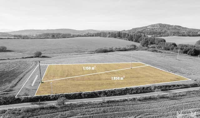 Prodej stavebního pozemku 1 850 m², Radomyšl, okres Strakonice