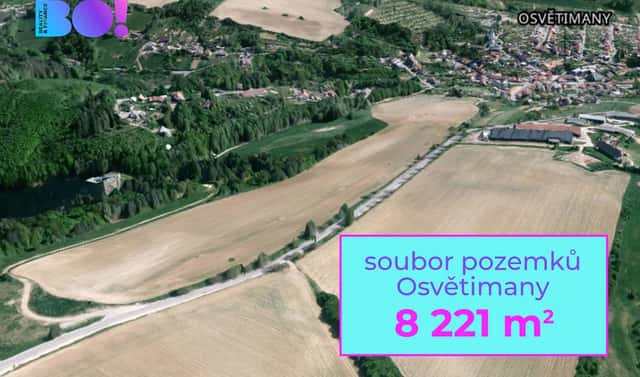 Prodej pole 8 221 m², Osvětimany, okres Uherské Hradiště