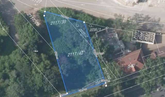 Prodej komerčního pozemku 805 m², Čáslav, okres Kutná Hora