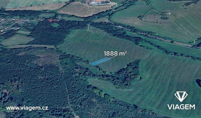 Prodej pole 472 m², Chlumy, okres Plzeň-jih