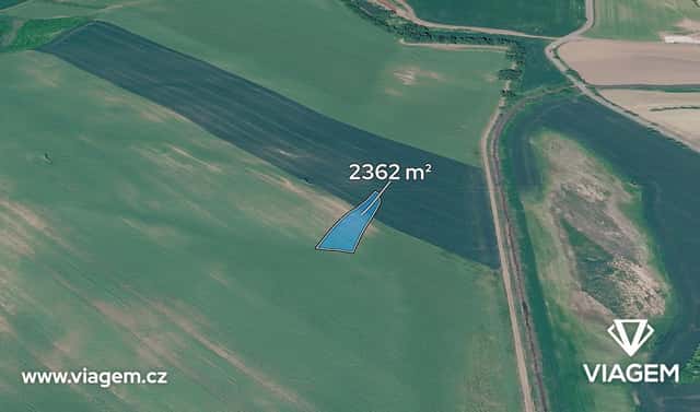 Prodej pole 1 181 m², Násedlovice, okres Hodonín