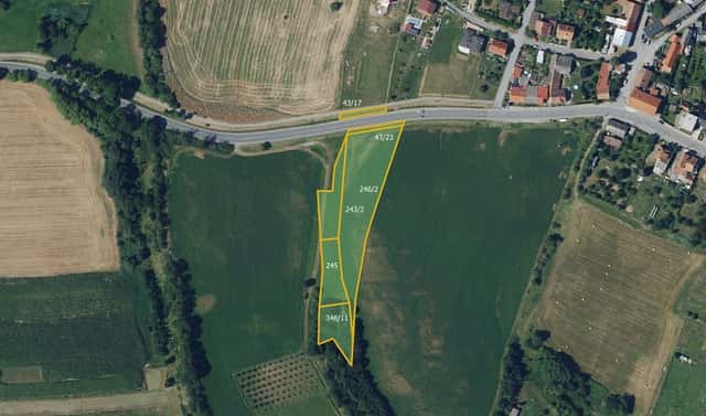 Prodej pole 6 953 m², Kunštát – Újezd, okres Blansko
