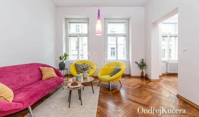 Prodej bytu 3+1 90 m², Mělnická, Praha 5 – Malá Strana