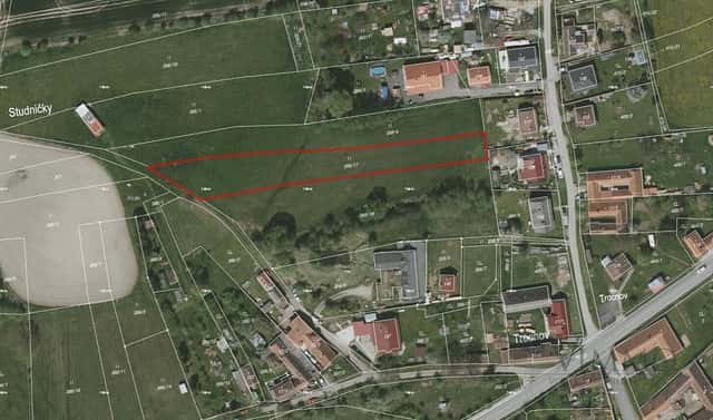 Prodej stavebního pozemku 2 403 m², Borovany – Trocnov, okres České Budějovice