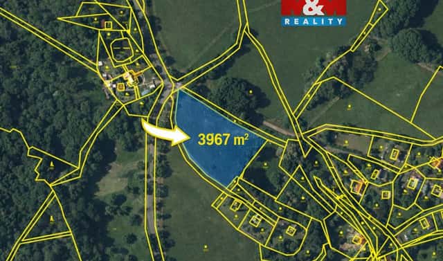 Prodej louky 3 967 m², Třebívlice, okres Litoměřice