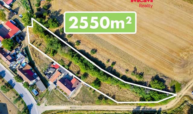 Prodej stavebního pozemku 2 550 m², Vícenice, okres Třebíč