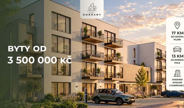 Prodej bytu 2+kk 58 m², Denksteinova, Dobřany, okres Plzeň-jih