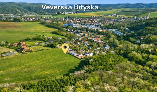 Prodej stavebního pozemku 6 811 m², Veverská Bítýška, okres Brno-venkov