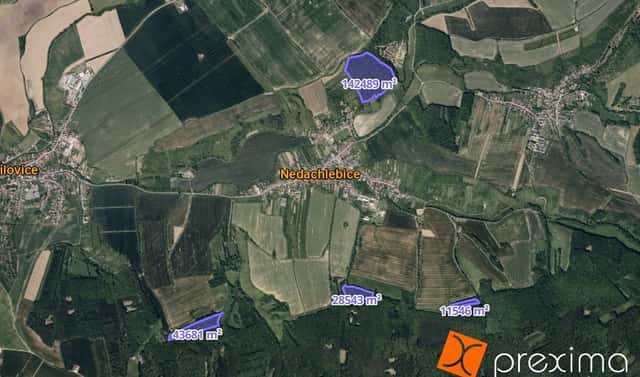 Prodej lesa 3 649 m², Nedachlebice, okres Uherské Hradiště