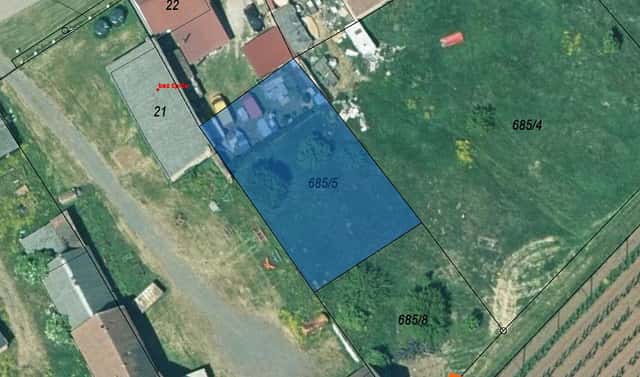Prodej stavebního pozemku 300 m², Kryry, okres Louny