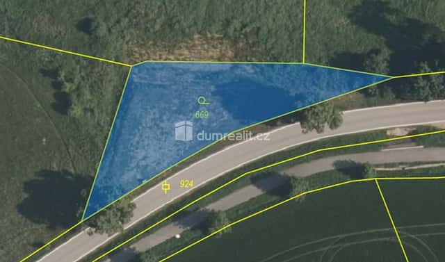 Prodej pozemku 1 054 m², Zlatá Koruna – Rájov, okres Český Krumlov
