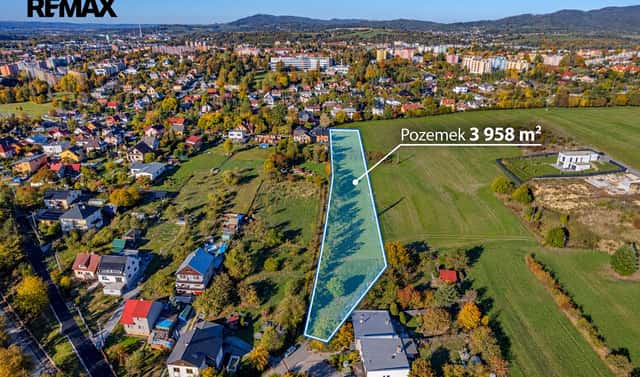 Prodej stavebního pozemku 3 958 m², Valašské Meziříčí, okres Vsetín