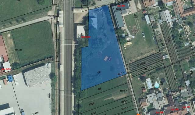 Prodej stavebního pozemku 574 m², Žabčice, okres Brno-venkov