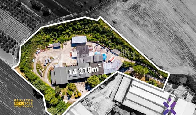 Prodej výrobních prostor 1 837 m², Šardice, okres Hodonín