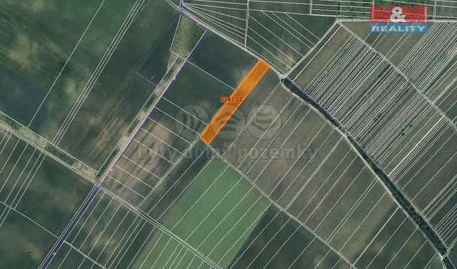 Prodej pole 612 m², Hrušky, okres Břeclav