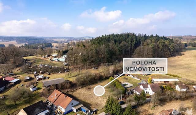 Prodej stavebního pozemku 1 072 m², Blatná – Milčice, okres Strakonice