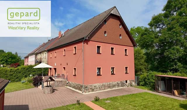 Prodej domu 380 m² s pozemkem 1 948 m², Ostrov – Mořičov, okres Karlovy Vary