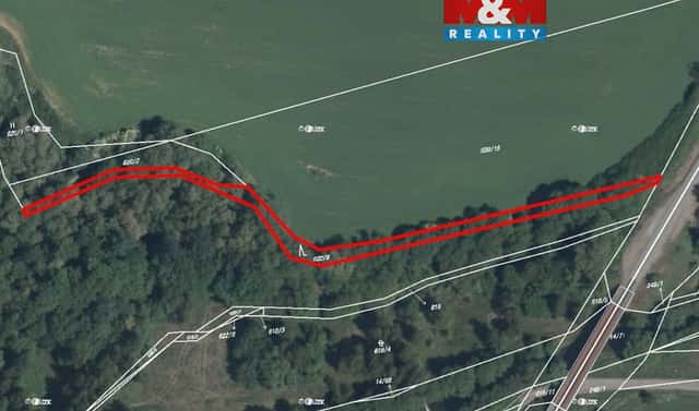 Prodej lesa 909 m², Trhové Dušníky, okres Příbram