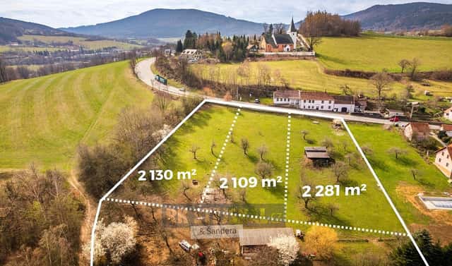 Prodej stavebního pozemku 2 282 m², Prachatice – Staré Prachatice