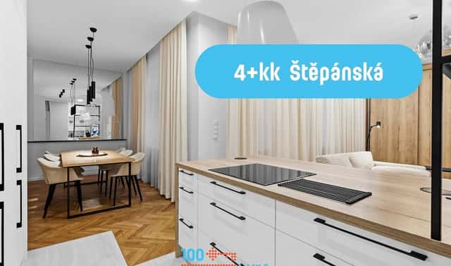 Pronájem bytu 4+kk 103 m², Štěpánská, Praha 1 – Nové Město