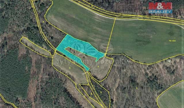 Prodej louky 5 477 m², Úštěk, okres Litoměřice