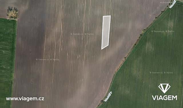Prodej pole 868 m², Podmoky, okres Nymburk