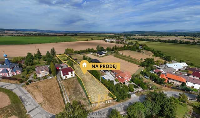 Prodej stavebního pozemku 1 824 m², Bílá Lhota – Řimice, okres Olomouc