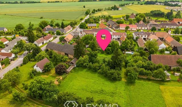 Prodej stavebního pozemku 1 287 m², Martínkov, okres Třebíč
