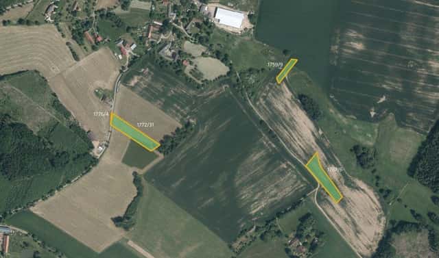 Prodej pole 37 858 m², Neustupov, okres Benešov