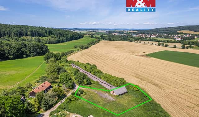 Prodej komerčního pozemku 2 362 m², Kosova Hora, okres Příbram