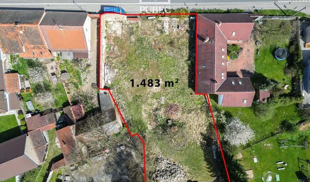 Prodej stavebního pozemku 1 483 m², Katovice, okres Strakonice