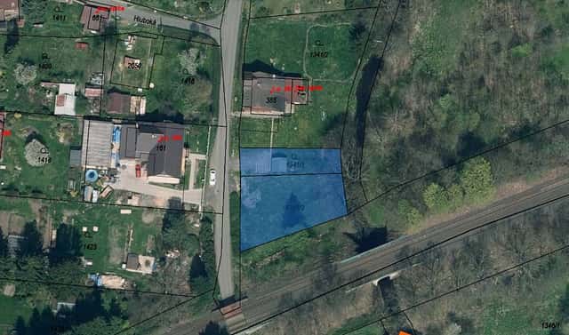 Prodej stavebního pozemku 199 m², Rumburk, okres Děčín