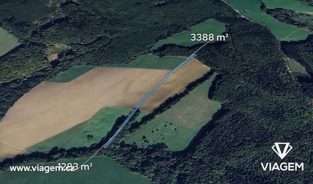 Prodej pole 4 671 m², Strání, okres Uherské Hradiště