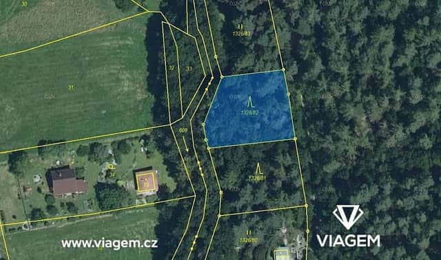Prodej zahrady 972 m², Přemyslovice, okres Prostějov